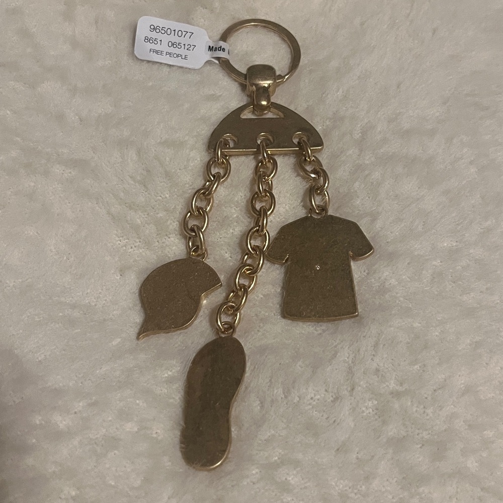 Free People Movement Triple Charm Keyring - Picture 7 of 7